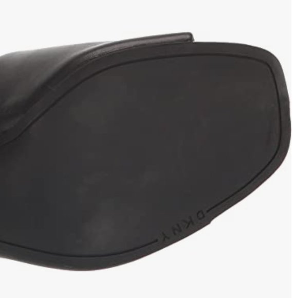 NEW DKNY Womens Bronx Open Toe Fashion Pump Heeled Sandal Black Sz 7.5 - Picture 9 of 12